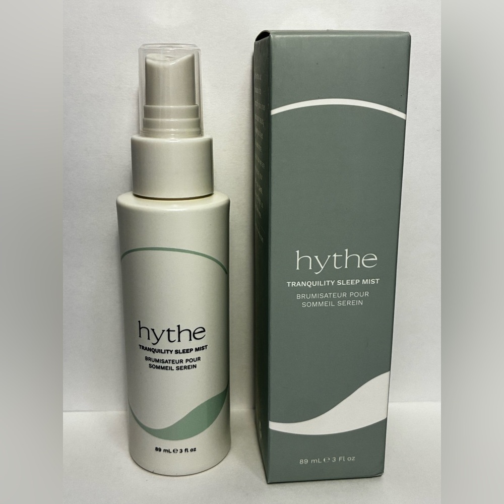 Hythe Tranquility Sleep Mist Witch Hazel Lavender Oil Rice Water Pillow Face 3oz